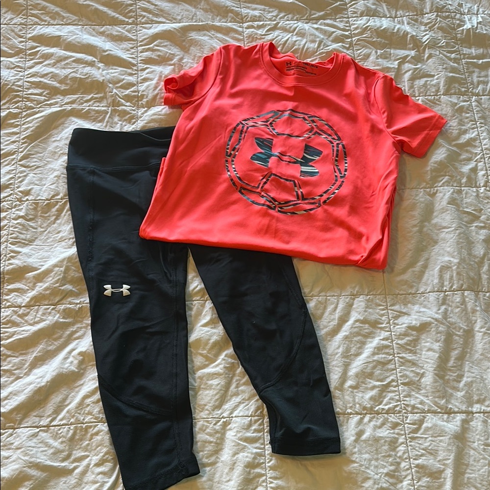 Under Armour Kids Black Leggings